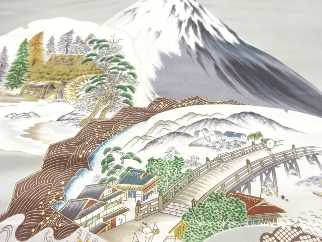 Japanese Kimono / Zugawari Silk